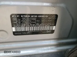 2020 Mitsubishi Outlander SE with VIN JA4AD3A35LZ041172, listed as a Copart auction lot 56148235 with 78,141 mi miles and Salvage title. Bid and sale history available at DreamBid. Image 12.