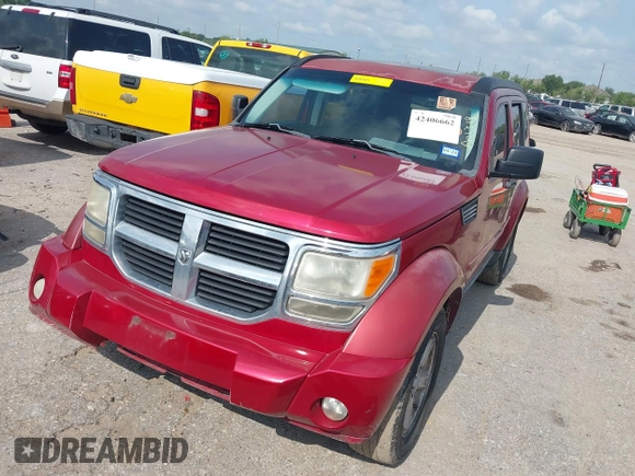 2008 Dodge Nitro SXT z VIN 1D8GT28K18W259419, wystawiony jako IAAI lot #42406662 z przebiegiem 197 382 mil mil oraz . Historia ofert i sprzedaży dostępna na DreamBid. Obrazek 2.