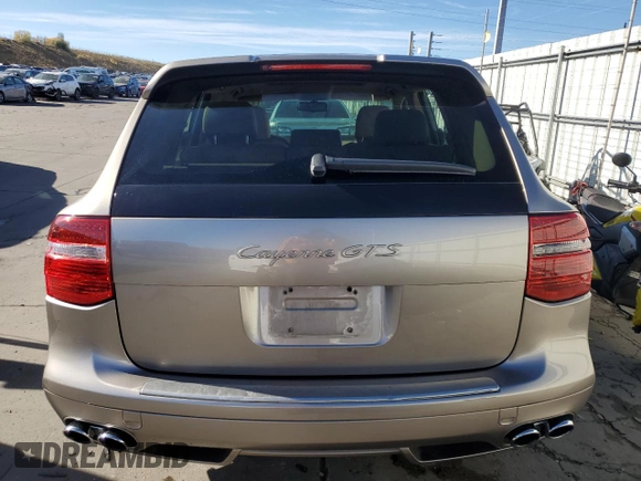 2008 Porsche Cayenne GTS with VIN WP1AD29P48LA74504, listed as a Copart auction lot 76355594 with Not provided miles and Salvage title. Bid and sale history available at DreamBid. Image 6.