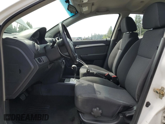 2010 Chevrolet Aveo 1LT with VIN KL1TD5DE7AB127992, listed as a Copart auction lot 62000895 with 66,769 mi miles and Salvage title. Bid and sale history available at DreamBid. Image 7.