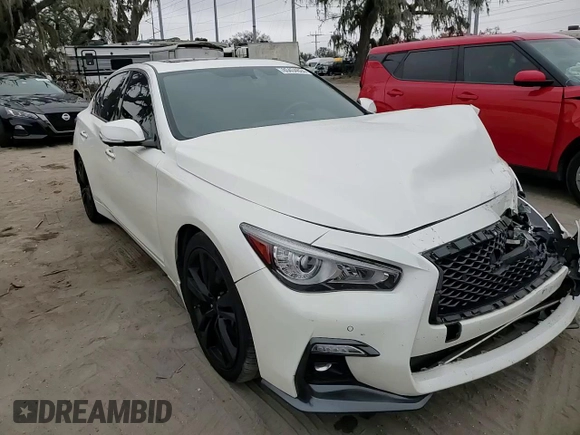 2021 Infiniti Q50 Signature Edition с VIN JN1EV7CP5MM705919, выставлен на аукционе Copart как лот 85434624 с пробегом 47 145 миль миль и Списание • Salvage title. История ставок и продаж доступна на DreamBid. Изображение 11.