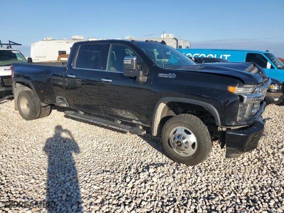 2020 Chevrolet Silverado 3500HD High Country with VIN 1GC4YVEY0LF198456, listed as a Copart auction lot 80054164 with 0 mi miles and Salvage Title. Bid and sale history available at carsss.com. Image 4.