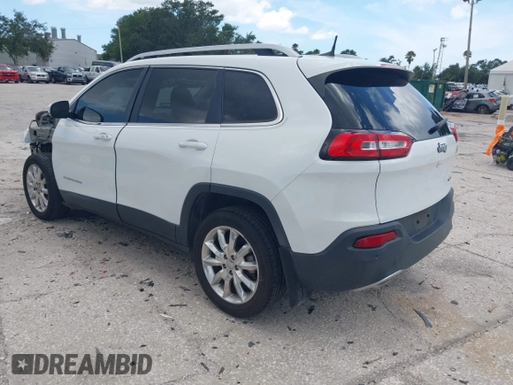 2017 Jeep Cherokee Limited z VIN 1C4PJLDB8HW596380, wystawiony jako IAAI lot #42607357 z przebiegiem 33 407 mil mil oraz . Historia ofert i sprzedaży dostępna na DreamBid. Obrazek 3.