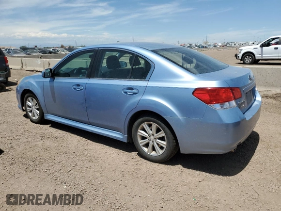 2011 Subaru Legacy Premium with VIN 4S3BMBC6XB3249612, listed as a Copart auction lot 62955025 with 128,039 mi miles and Salvage title. Bid and sale history available at DreamBid. Image 2.
