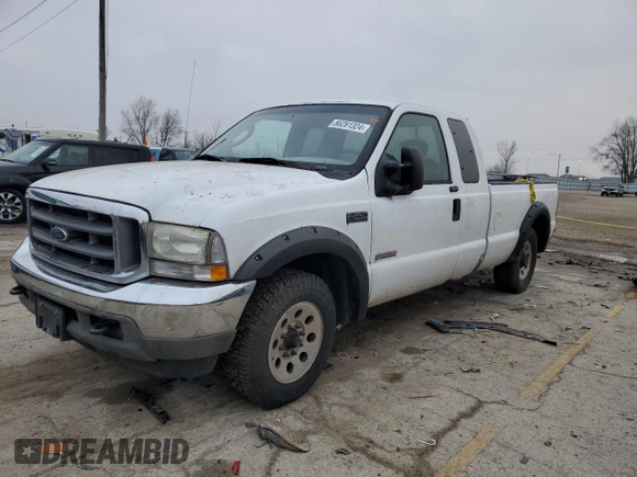 2004 Ford F-250 XL z VIN 1FTNX20P34EB05974, wystawiony jako Copart lot #86281324 z przebiegiem 184 896 mil mil oraz Czysty tytuł • Clean title. Historia ofert i sprzedaży dostępna na DreamBid. Obrazek 1.
