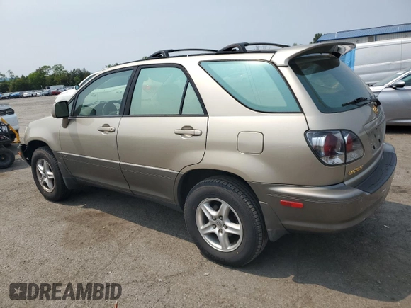 2003 Lexus RX 300 with VIN JTJHF10UX30293787, listed as a Copart auction lot 59606515 with 110,387 mi miles and Salvage title. Bid and sale history available at DreamBid. Image 2.