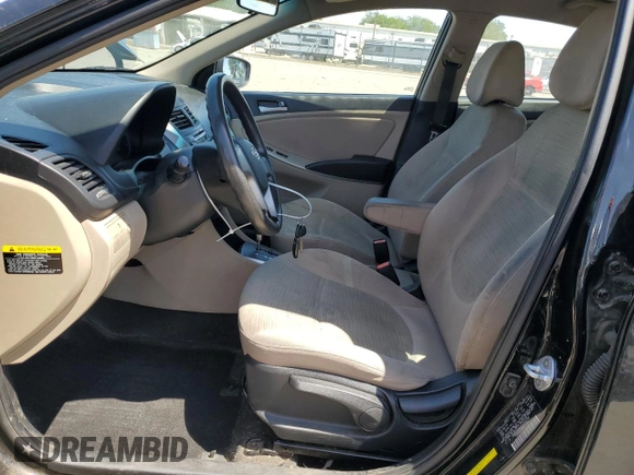 2017 Hyundai Accent SE with VIN KMHCT4AE4HU245762, listed as a Copart auction lot 55412985 with 74,166 mi miles and Salvage Title. Bid and sale history available at carsss.com. Image 7.