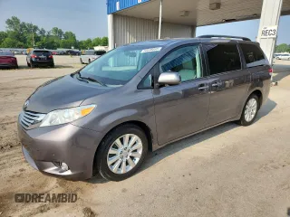 2011 Toyota Sienna XLE with VIN 5TDDK3DC6BS026264, listed as a Copart auction lot 60548865 with 147,516 mi miles and Salvage title. Bid and sale history available at DreamBid. Image 1.