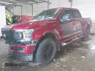 2019 Ford F-150 XL with VIN 1FTEW1EP4KFC74737, listed as a IAAI auction lot 41372054 with 76,916 mi miles and . Bid and sale history available at DreamBid. Image 2.