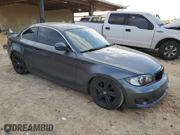 2013 BMW 1 Series 128i with VIN WBAUP7C58DVP25560, listed as a Copart auction lot 41989405 with 48,028 mi miles and Salvage Title. Bid and sale history available at carsss.com. Image 4.