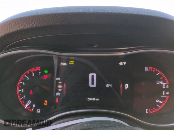 2019 Dodge Durango Special Service with VIN 1C4SDJFT9KC685329, listed as a Copart auction lot 46754505 with 105,496 mi miles and Salvage Title. Bid and sale history available at carsss.com. Image 9.