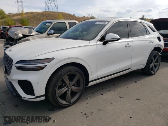 2024 Genesis GV70 Sport с VIN 5NMMCDTC6RH012561, выставлен на аукционе Copart как лот 74824714 с пробегом 6 024 миль миль и На запчасти • Non repairable. История ставок и продаж доступна на DreamBid. Изображение 1.