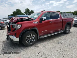 2023 GMC Sierra 1500 SLT z VIN 3GTUUDE83PG341958, wystawiony jako Copart lot #67734504 z przebiegiem 18 138 mil mil oraz Szkoda całkowita • Salvage title. Historia ofert i sprzedaży dostępna na DreamBid. Obrazek 1.