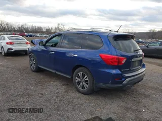 2017 Nissan Pathfinder SV with VIN 5N1DR2MM7HC676788, listed as a IAAI auction lot 41021944 with 80,009 mi miles. Bid and sale history available at carsss.com. Image 3.
