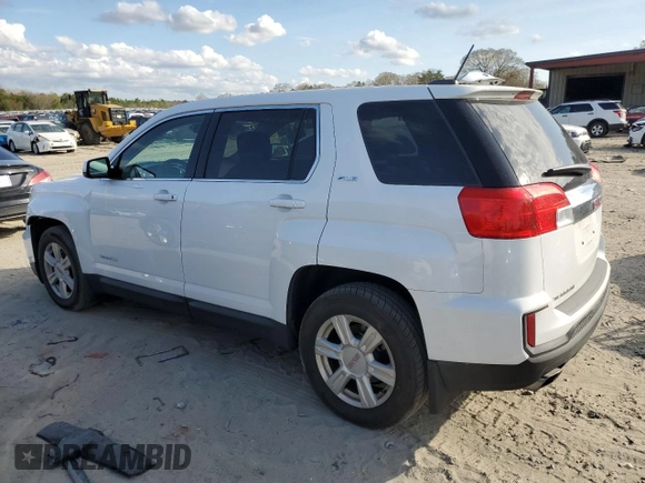 2016 GMC Terrain SLE with VIN 2GKALMEK1G6306854, listed as a Copart auction lot 51112835 with 64,582 mi miles and Salvage Title. Bid and sale history available at carsss.com. Image 2.