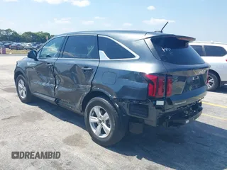 2023 Kia Sorento LX with VIN 5XYRG4LC4PG218835, listed as a IAAI auction lot 42048732 with 25,143 mi miles and . Bid and sale history available at DreamBid. Image 3.