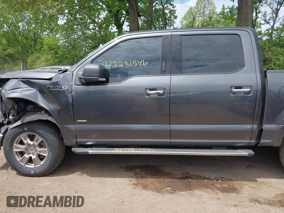 2017 Ford F-150 XL with VIN 1FTEW1EGXHFB50433, listed as a IAAI auction lot 42231546 with 105,140 mi miles and . Bid and sale history available at DreamBid. Image 14.