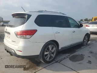 2016 Nissan Pathfinder SL with VIN 5N1AR2MN8GC666555, listed as a Copart auction lot 57964355 with 96,154 mi miles and Clean title. Bid and sale history available at DreamBid. Image 3.