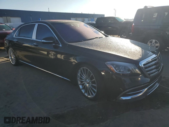 2018 Mercedes-Benz S 560 Maybach with VIN WDDUX8GB1JA363413, listed as a Copart auction lot 80050514 with 118,315 mi miles and Clean Title. Bid and sale history available at DreamBid. Image 4.