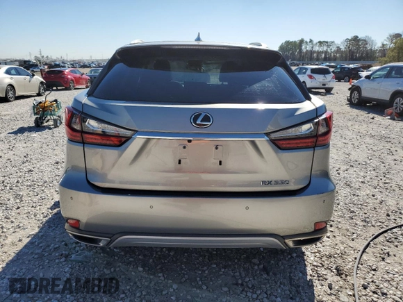 2022 Lexus RX 350 with VIN 2T2HZMDA2NC329679, listed as a Copart auction lot 42463005 with 36,914 mi miles and Salvage Title. Bid and sale history available at DreamBid. Image 6.