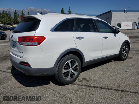 2016 Kia Sorento EX with VIN 5XYPH4A55GG001934, listed as a Copart auction lot 50178695 with 93,922 mi miles and Salvage Title. Bid and sale history available at DreamBid. Image 3.
