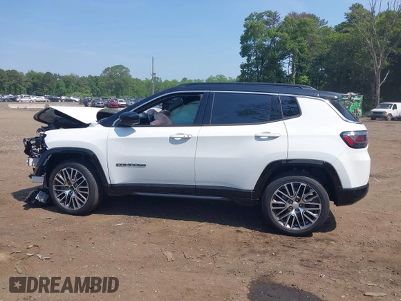 2023 Jeep Compass (RED) Edition with VIN 3C4NJDCN4PT505263, listed as a IAAI auction lot 42472353 with 7,090 mi miles and . Bid and sale history available at DreamBid. Image 15.