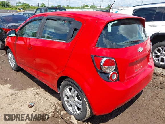 2012 Chevrolet Sonic LT with VIN 1G1JC6SHXC4147031, listed as a IAAI auction lot 42343093 with 165,386 mi miles and . Bid and sale history available at DreamBid. Image 3.