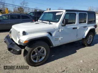 2023 Jeep Wrangler Sahara with VIN 1C4HJXEN1PW505291, listed as a Copart auction lot 41424595 with 0 mi miles and Non Repairable. Bid and sale history available at carsss.com. Image 1.
