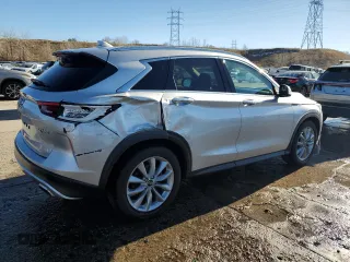 2021 Infiniti QX50 Luxe z VIN 3PCAJ5BB9MF123817, wystawiony jako Copart lot #81166514 z przebiegiem 57 049 mil mil oraz Szkoda całkowita • Salvage title. Historia ofert i sprzedaży dostępna na DreamBid. Obrazek 3.