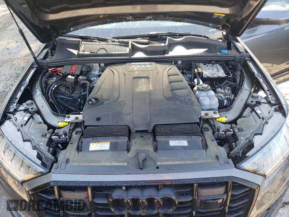 2023 Audi Q7 Premium Plus with VIN WA1LCBF79PD014979, listed as a Copart auction lot 56172535 with 23,066 mi miles and Salvage title. Bid and sale history available at DreamBid. Image 12.