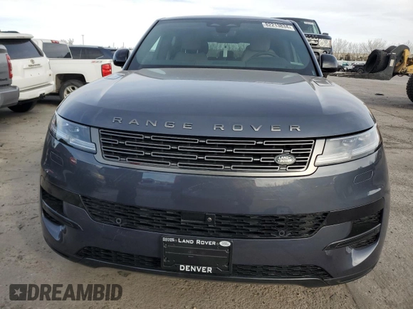 2024 Land Rover Range Rover Sport SE with VIN SAL1P9EU4RA196458, listed as a Copart auction lot 82213834 with 5,256 mi miles and Salvage Title. Bid and sale history available at carsss.com. Image 5.