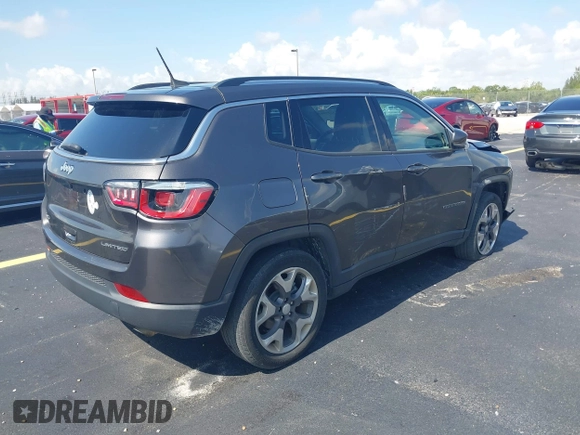 2019 Jeep Compass High Altitude with VIN 3C4NJDCB0KT811407, listed as a IAAI auction lot 42322906 with 90,198 mi miles and . Bid and sale history available at DreamBid. Image 4.