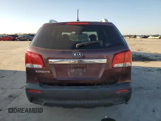 2013 Kia Sorento LX with VIN 5XYKT4A28DG327219, listed as a Copart auction lot 46298765 with 178,217 mi miles and Salvage Title. Bid and sale history available at carsss.com. Image 6.