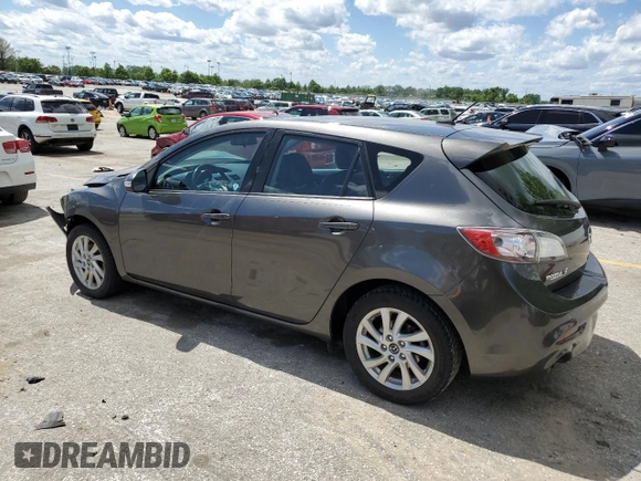 2013 Mazda 3 i Grand Touring with VIN JM1BL1M71D1806779, listed as a Copart auction lot 58071825 with 126,838 mi miles and Salvage title. Bid and sale history available at DreamBid. Image 2.