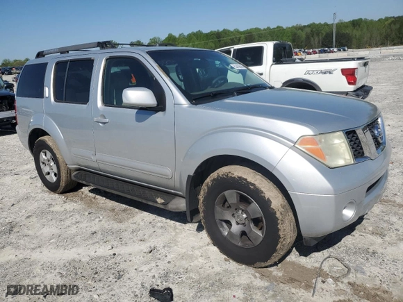 2005 Nissan Pathfinder XE with VIN 5N1AR18U25C741095, listed as a Copart auction lot 52459545 with 206,918 mi miles and Clean Title. Bid and sale history available at carsss.com. Image 4.