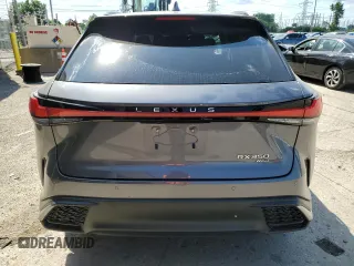 2023 Lexus RX 350 with VIN 2T2BAMCA8PC018713, listed as a Copart auction lot 63203715 with 44,744 mi miles and Salvage title. Bid and sale history available at DreamBid. Image 6.