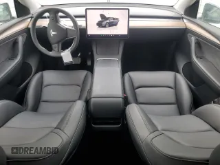 2024 Tesla Model Y with VIN 7SAYGDED4RF017614, listed as a Copart auction lot 45754675 with 11,209 mi miles and Salvage title. Bid and sale history available at DreamBid. Image 8.
