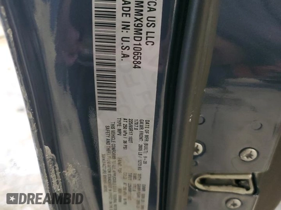 2021 Jeep Cherokee Latitude Lux z VIN 1C4PJMMX9MD106584, wystawiony jako Copart lot #45731825 z przebiegiem 50 111 mil mil oraz Szkoda całkowita • Salvage title. Historia ofert i sprzedaży dostępna na DreamBid. Obrazek 13.