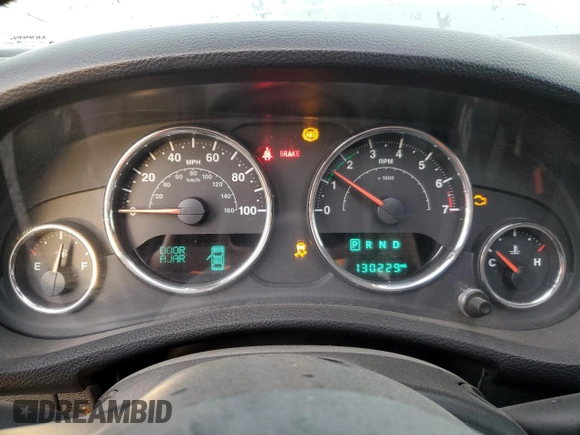 2018 Jeep Wrangler JK Unlimited Sport S with VIN 1C4BJWDG7JL814744, listed as a Copart auction lot 77830714 with 130,229 mi miles and Salvage Title. Bid and sale history available at carsss.com. Image 9.