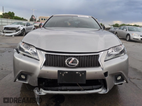 2015 Lexus GS 350 with VIN JTHCE1BL4FA000760, listed as a Copart auction lot 60535055 with 89,070 mi miles and Salvage title. Bid and sale history available at DreamBid. Image 5.