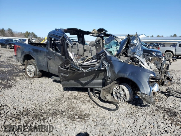 2020 Ford Super Duty F-250 SRW XL with VIN 1FT7W2B62LEE64960, listed as a Copart auction lot 49105015 with 0 mi miles and Salvage Title. Bid and sale history available at carsss.com. Image 4.