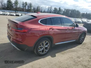 2021 BMW X4 xDrive30i z VIN 5UX2V1C01M9F54470, wystawiony jako Copart lot #46840375 z przebiegiem 6 000 mil mil oraz Szkoda całkowita • Salvage title. Historia ofert i sprzedaży dostępna na DreamBid. Obrazek 3.