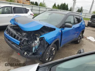 2018 Jeep Compass Trailhawk с VIN 3C4NJDDBXJT139496, выставлен на аукционе Copart как лот 57068265 с пробегом 105 809 миль миль и Списание • Salvage title. История ставок и продаж доступна на DreamBid. Изображение 1.