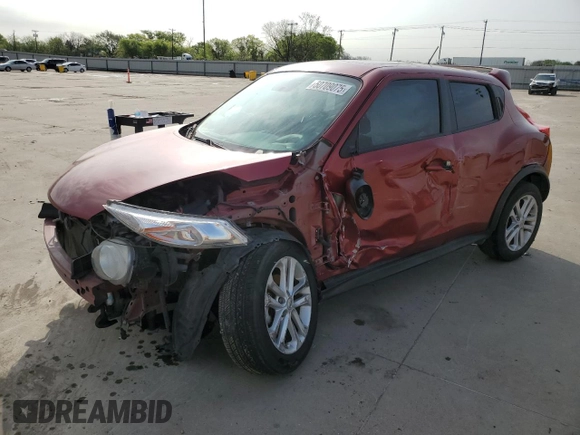 2013 Nissan Juke SV with VIN JN8AF5MR0DT225617, listed as a Copart auction lot 50709075 with Not Provided miles and Salvage Title. Bid and sale history available at carsss.com. Image 1.