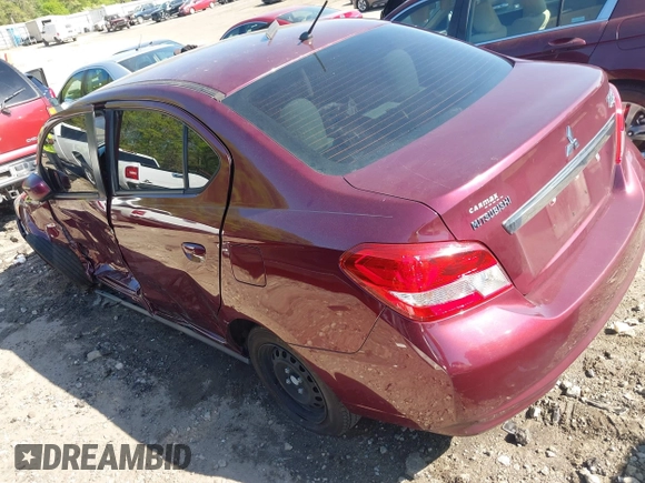 2019 Mitsubishi Mirage ES z VIN ML32F3FJ8KHF05447, wystawiony jako IAAI lot #41997807 z przebiegiem 61 557 mil mil oraz . Historia ofert i sprzedaży dostępna na DreamBid. Obrazek 3.