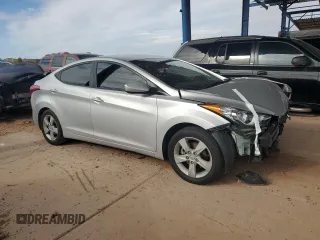 2012 Hyundai Elantra Limited with VIN KMHDH4AEXCU346870, listed as a Copart auction lot 48953445 with 91,334 mi miles and Salvage Title. Bid and sale history available at carsss.com. Image 4.