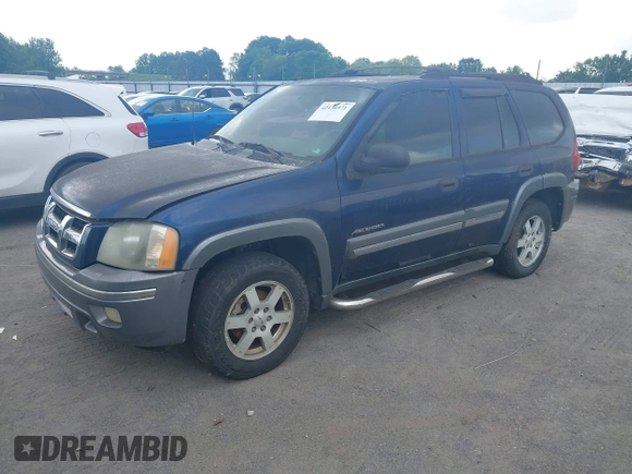 2004 Isuzu Ascender S z VIN 4NUDS13S042102718, wystawiony jako IAAI lot #42136971 z przebiegiem 327 734 mil mil oraz . Historia ofert i sprzedaży dostępna na DreamBid. Obrazek 2.