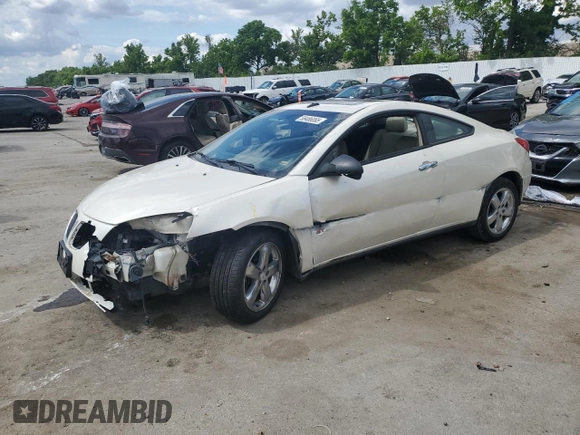 2008 Pontiac G6 GT with VIN 1G2ZH17N484239664, listed as a Copart auction lot 58486065 with 235,000 mi miles and Salvage title. Bid and sale history available at DreamBid. Image 1.