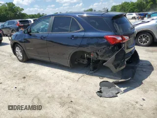 2021 Chevrolet Equinox LS with VIN 3GNAXHEV7MS125392, listed as a Copart auction lot 50818495 with 37,258 mi miles and Non Repairable. Bid and sale history available at DreamBid. Image 2.