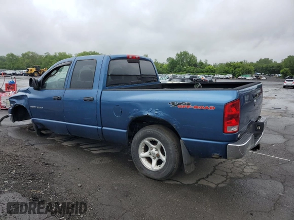 2005 Dodge 1500 SLT z VIN 1D7HU18DX5S291791, wystawiony jako Copart lot #58835875 z przebiegiem 107 943 mil mil oraz Szkoda całkowita • Salvage title. Historia ofert i sprzedaży dostępna na DreamBid. Obrazek 2.